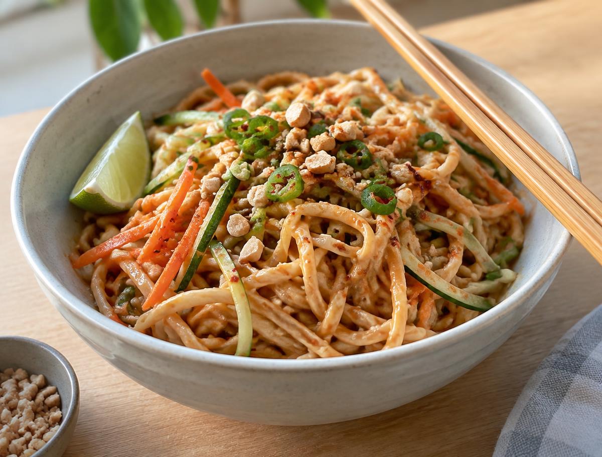 Spicy Peanut-Lime Noodles