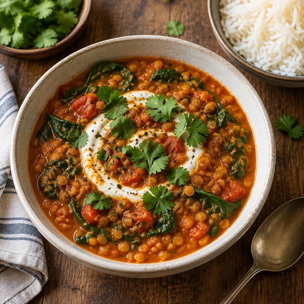 Red Lentil Tomato Curry