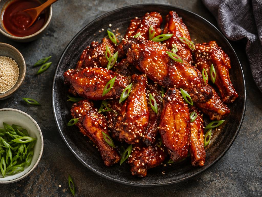 Honey Gochujang Wings