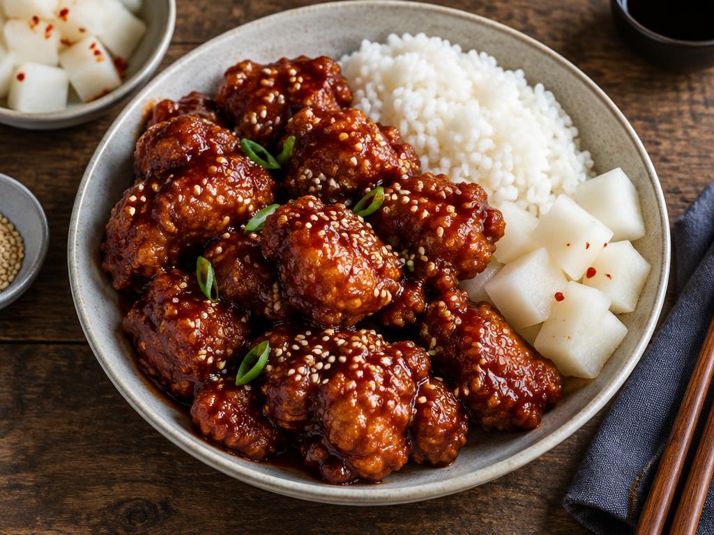 Korean Fried-Style Chicken Thighs