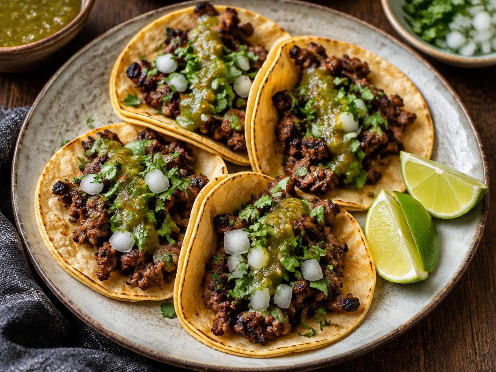 Smash Beef Street Tacos