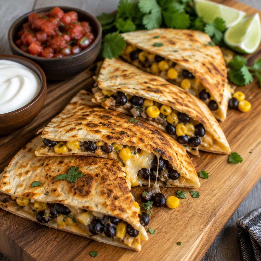 Black Bean & Corn Quesadillas